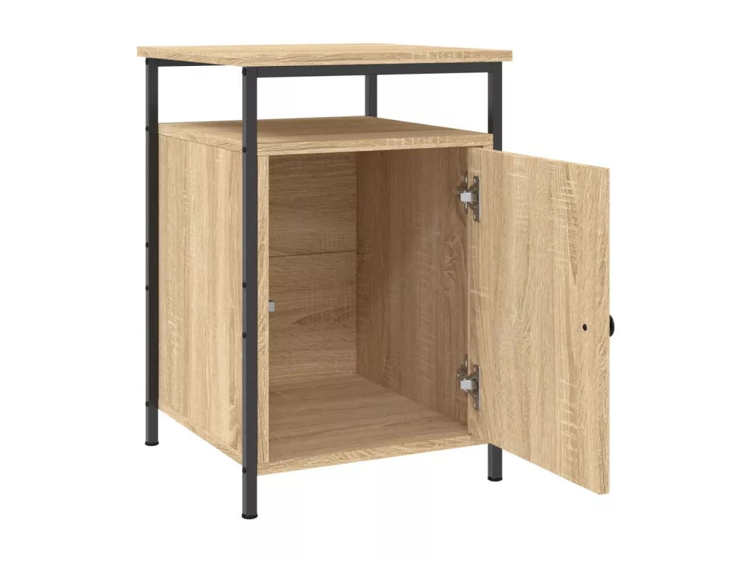 Kauf Unique Nachttisch Sonoma-Eiche 40x42x60 cm Holzwerkstoff Vatertagsangebot