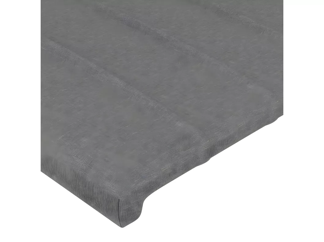 Kauf Unique LED Kopfteil Dunkelgrau 160x5x78/88 cm Stoff Große Rabatte