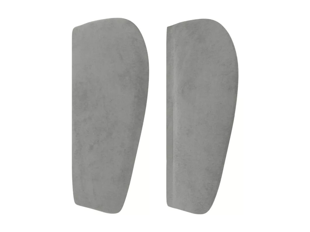 Kauf Unique Kopfteil mit Ohren Hellgrau 93x23x78/88 cm Samt Tägliche Deals