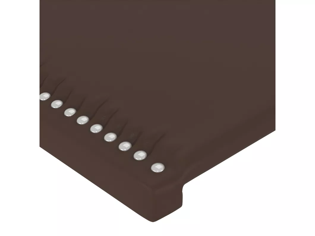 Kauf Unique Kopfteile 2 Stk. Braun 100x5x78/88 cm Kunstleder Super Sparpreis