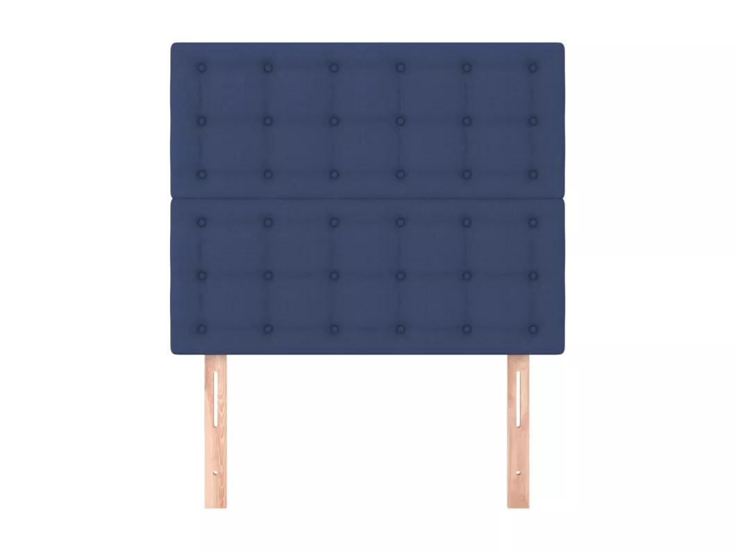 Kauf Unique Kopfteile 2 Stk. Blau 100x5x78/88 cm Stoff Begrenzte Freigabe