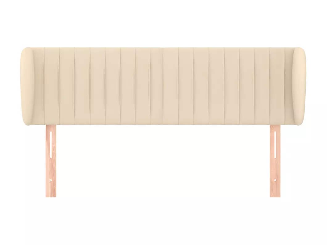 Kauf Unique Kopfteil mit Ohren Creme 147x23x78/88 cm Stoff Letzte 3 Tage