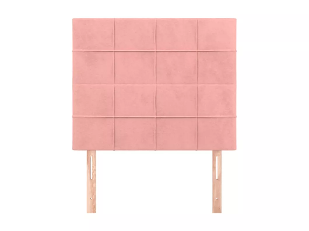 Kauf Unique Kopfteile 2 Stk. Rosa 80x5x78/88 cm Samt JETZT KAUFEN