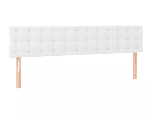 Kauf Unique LED Kopfteil Weiß 160x5x78/88 cm Kunstleder Letzter Tag