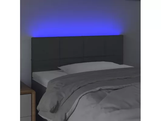 Kauf Unique LED Kopfteil Dunkelgrau 90x5x78/88 cm Stoff Zeitbegrenzte Promotion
