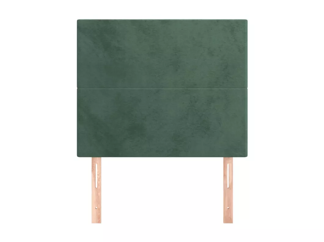 Kauf Unique Kopfteile 2 Stk. Dunkelgrün 80x5x78/88 cm Samt Bis zu 55% Rabatt