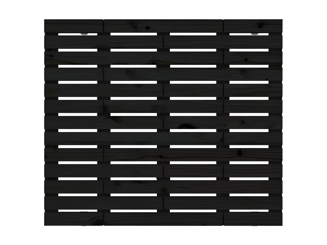 Kauf Unique Wand-Kopfteil Schwarz 141x3x91,5 cm Massivholz Kiefer Discount Store für neue Produkte