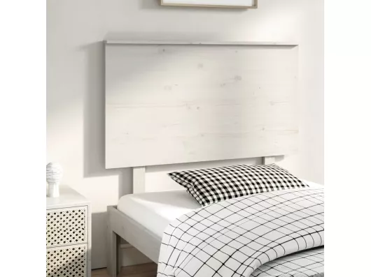Kauf Unique Kopfteil Weiß 94x6x82,5 cm Massivholz Kiefer Clearance-Verkauf