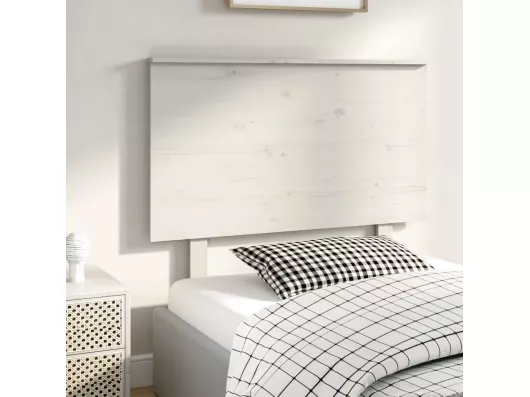 Kauf Unique Kopfteil Weiß 94x6x82,5 cm Massivholz Kiefer Clearance-Verkauf