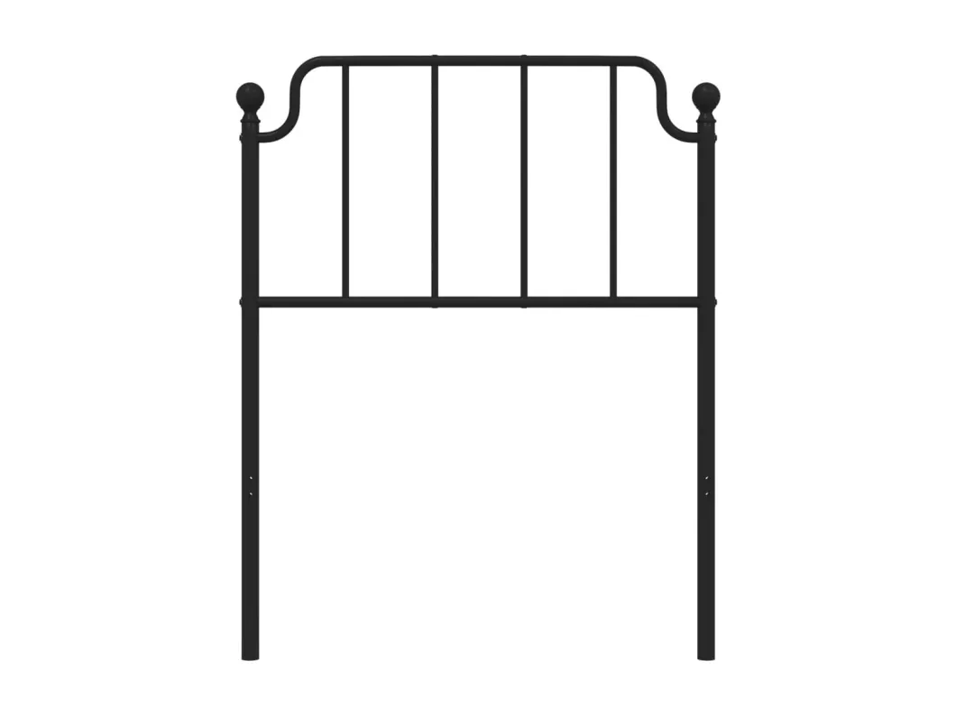 Kauf Unique Kopfteil Metall Schwarz 75 cm Fabrikladen