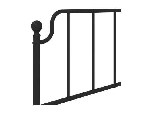 Kauf Unique Kopfteil Metall Schwarz 75 cm Fabrikladen