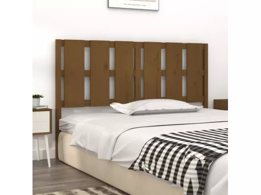 Kauf Unique Bett-Kopfteil Honigbraun 155,5x4x100 cm Massivholz Kiefer Black Friday Preise