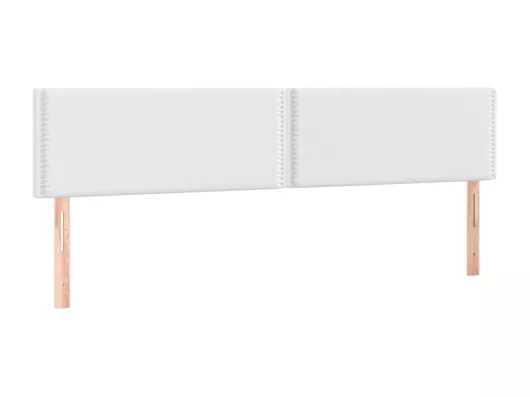 Kauf Unique LED Kopfteil Weiß 160x5x78/88 cm Kunstleder 50% Rabatt für begrenzte Zeit