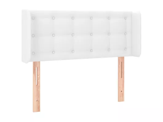 Kauf Unique LED Kopfteil Weiß 103x16x78/88 cm Kunstleder Online