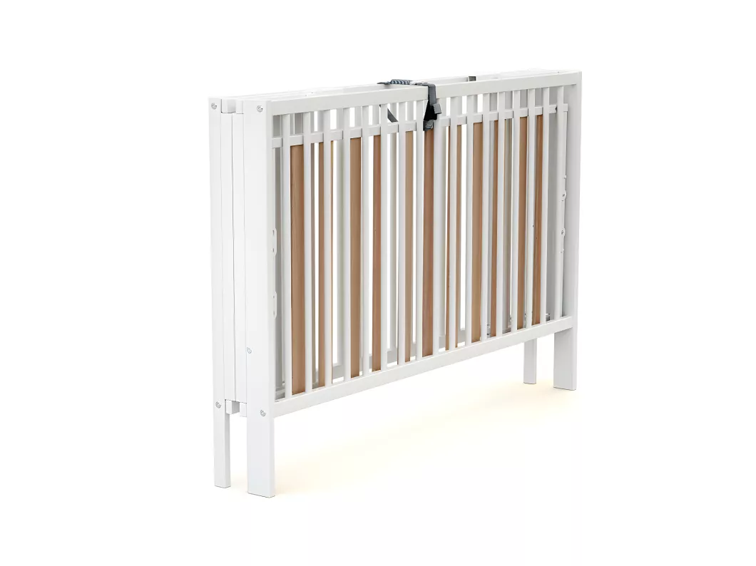 Kauf Unique Klappbares Babybett ESSENTIEL Holz Weiß 60 x 120 Verkauf