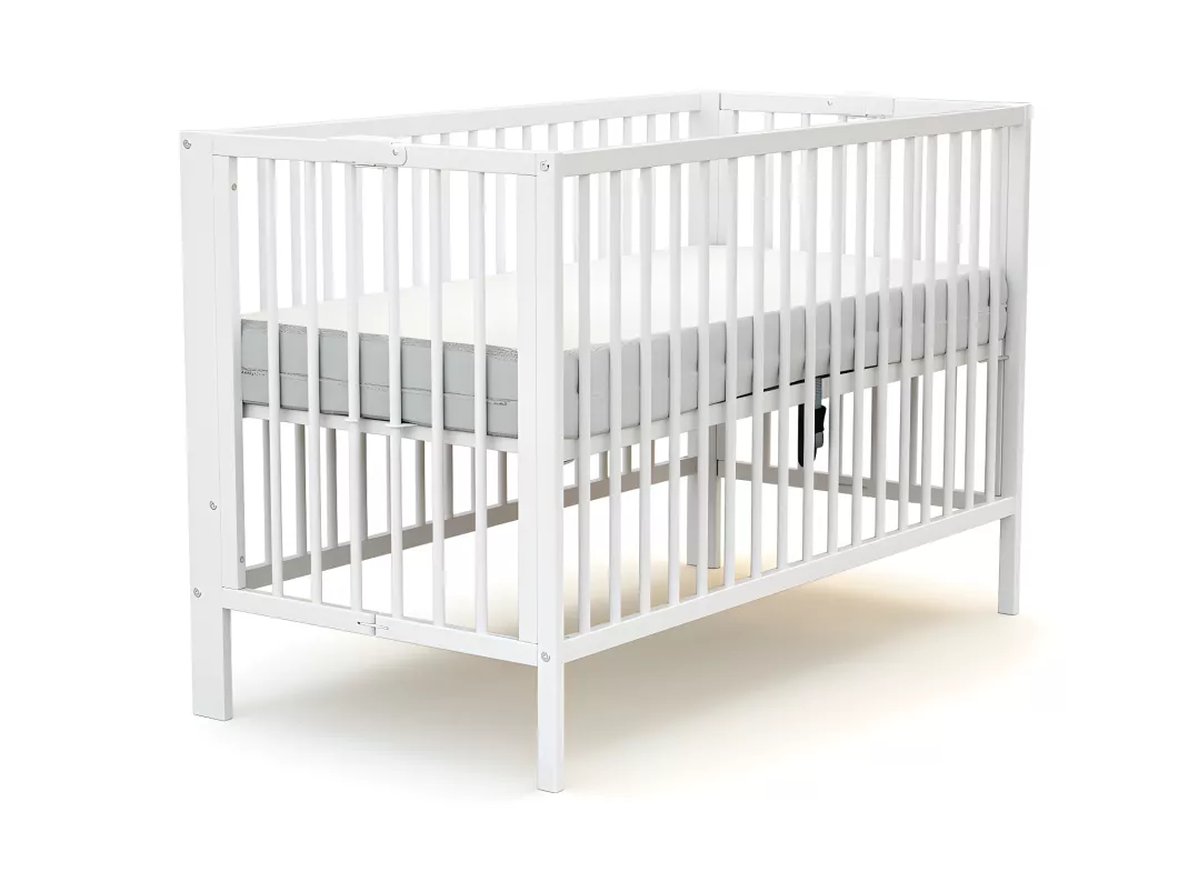 Kauf Unique Klappbares Babybett ESSENTIEL Holz Weiß 60 x 120 Verkauf