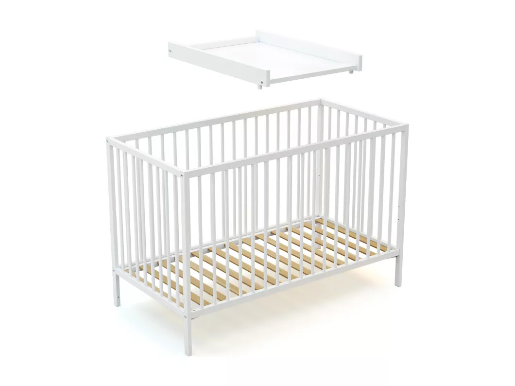 Kauf Unique Abnehmbare Wickelauflage für Babybett ESSENTIEL Holz Weiß Angebote