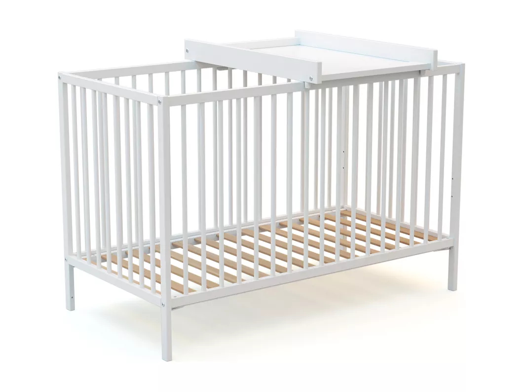 Kauf Unique Abnehmbare Wickelauflage für Babybett ESSENTIEL Holz Weiß Angebote