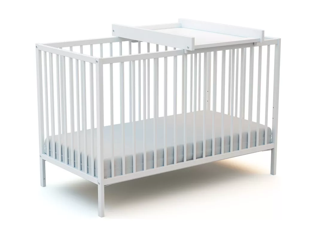 Kauf Unique Abnehmbare Wickelauflage für Babybett ESSENTIEL Holz Weiß Angebote
