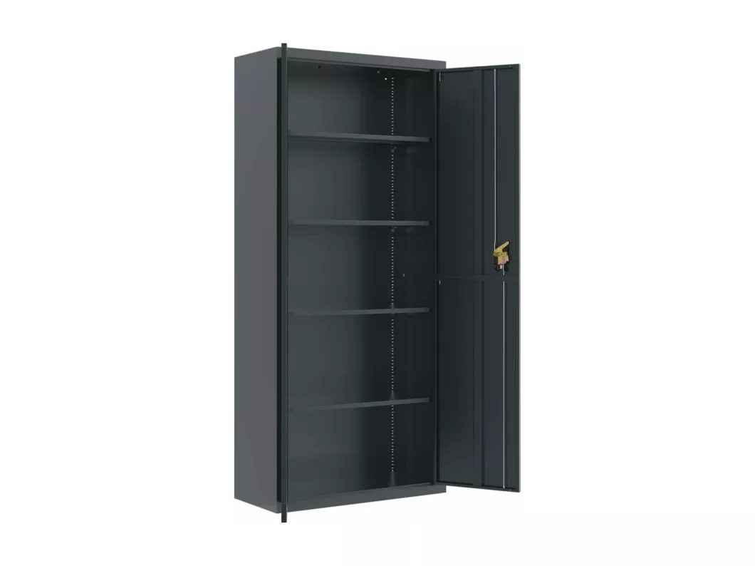 Kauf Unique Aktenschrank Anthrazit 90x40x200 cm Stahl Fabrikverkauf