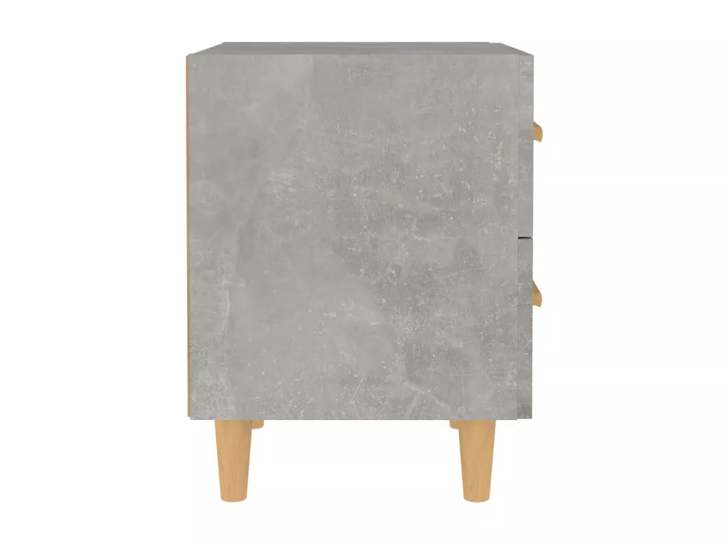 Kauf Unique Nachttische 2 Stk. Betongrau 40x35x47,5 cm Blitzverkäufe