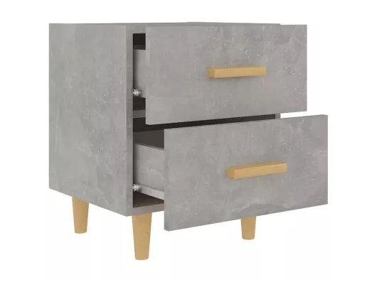 Kauf Unique Nachttische 2 Stk. Betongrau 40x35x47,5 cm Blitzverkäufe