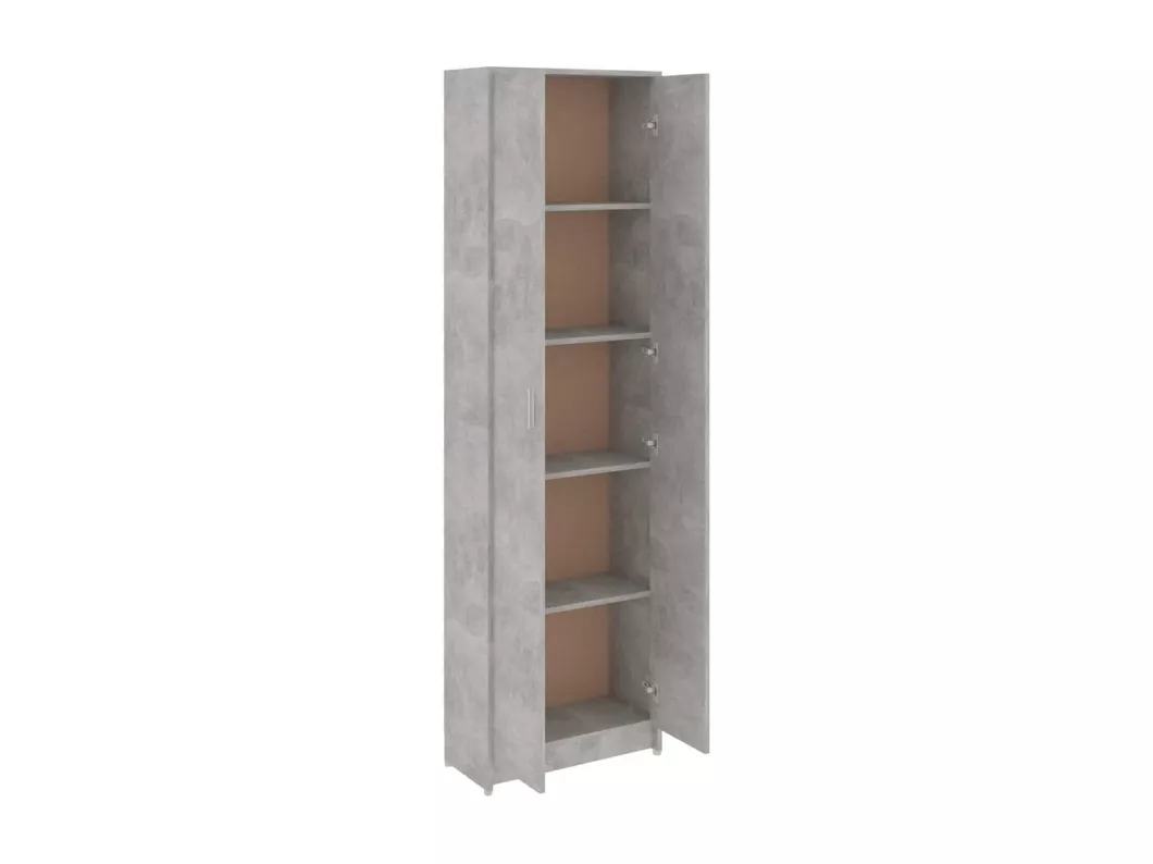 Kauf Unique Garderobenschrank Betongrau 55x25x189 cm Holzwerkstoff Fabrik Onlineshop