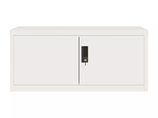 Kauf Unique Aktenschrank Weiß 90x40x40 cm Stahl Versandkostenfrei