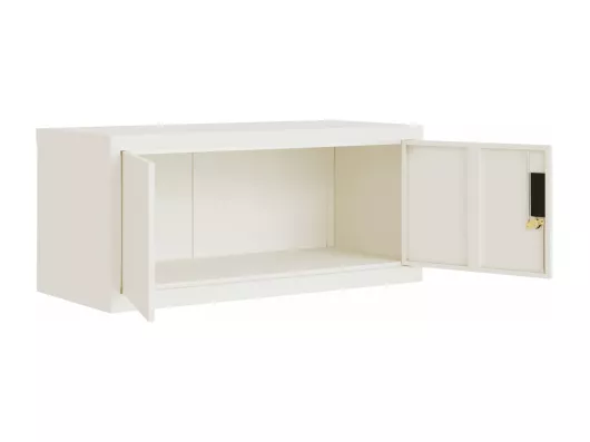 Kauf Unique Aktenschrank Weiß 90x40x40 cm Stahl Versandkostenfrei