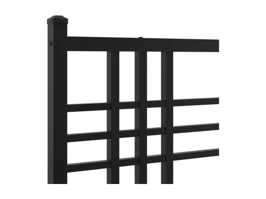 Kauf Unique Kopfteil Metall Schwarz 180 cm Begrenztes Angebot