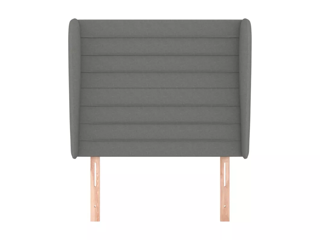 Kauf Unique Kopfteil mit Ohren Dunkelgrau 93x23x118/128 cm Stoff Cyber Monday