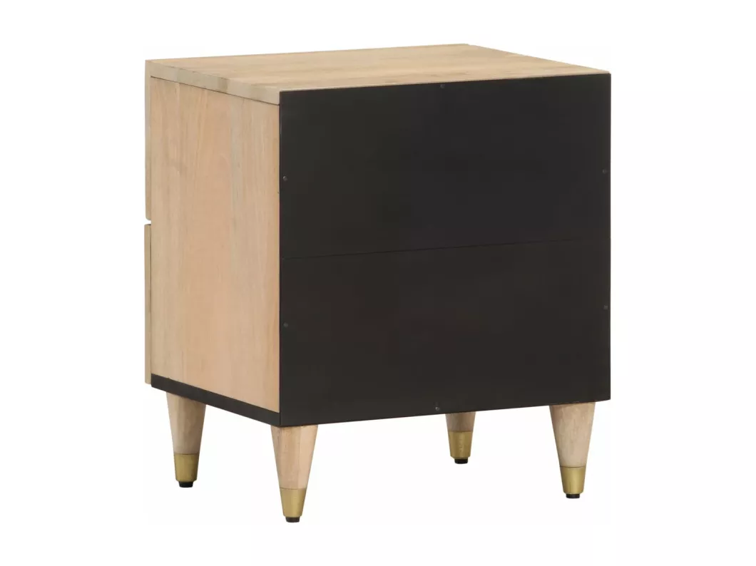 Kauf Unique Nachttisch 40x33x46 cm Massivholz Mango Muttertagsangebot