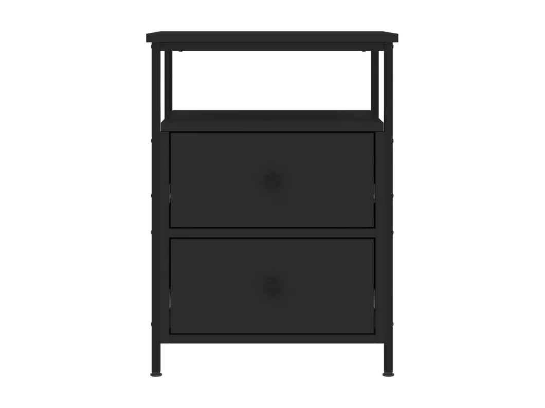 Kauf Unique Nachttisch Schwarz 44x45x60 cm Holzwerkstoff Valentinstagsangebot