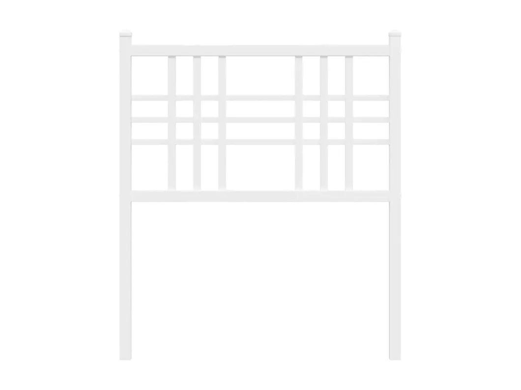 Kauf Unique Kopfteil Metall Weiß 75 cm Top Angebot