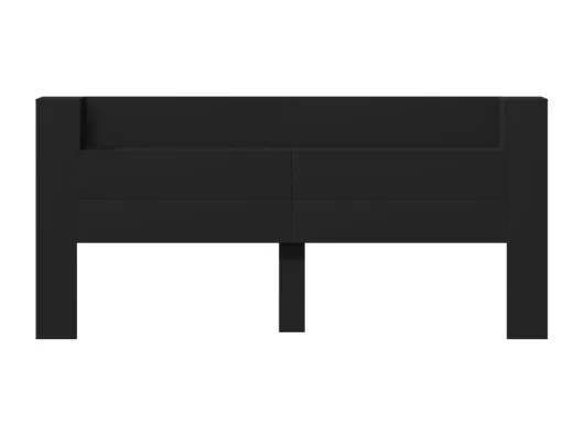 Kauf Unique LED-Kopfteil mit Ablagen Schwarz 220x16,5x103,5 cm Exklusive Angebote