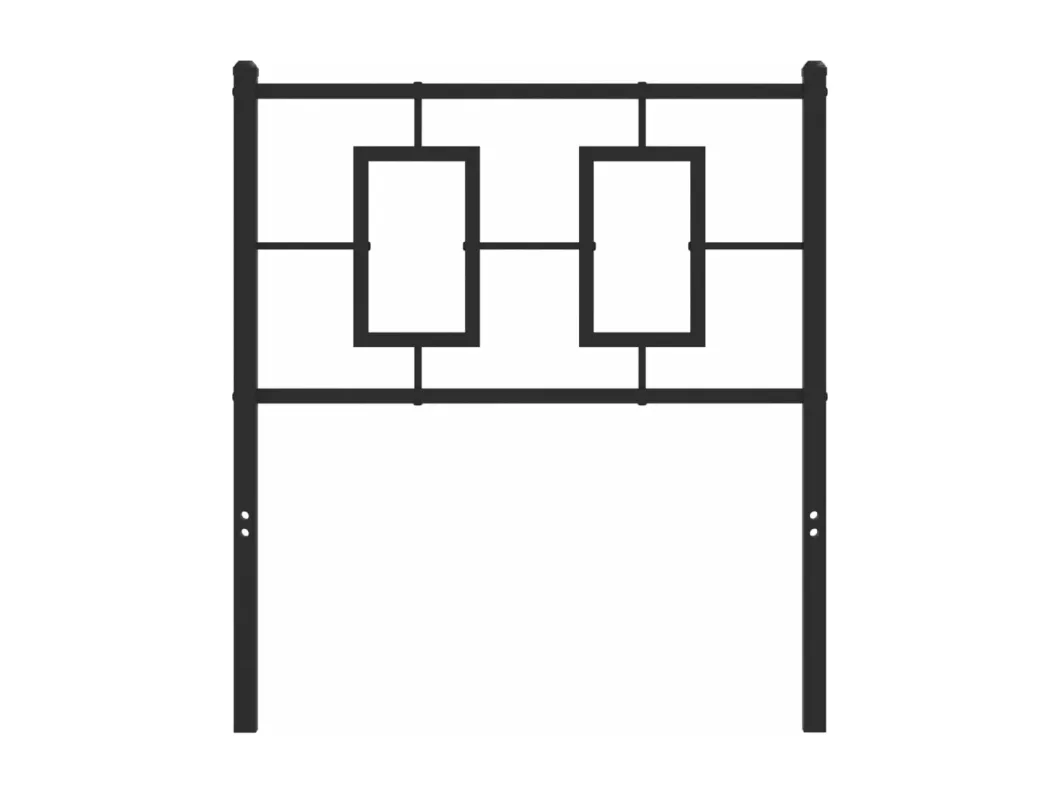 Kauf Unique Kopfteil Metall Schwarz 80 cm Blitzangebot