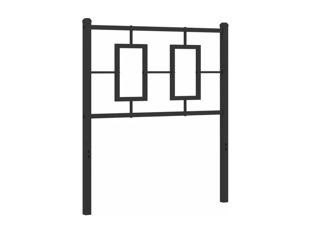Kauf Unique Kopfteil Metall Schwarz 80 cm Blitzangebot