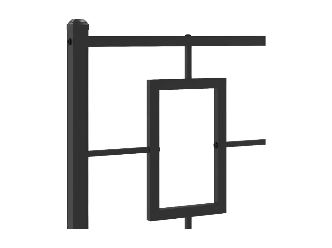 Kauf Unique Kopfteil Metall Schwarz 80 cm Blitzangebot