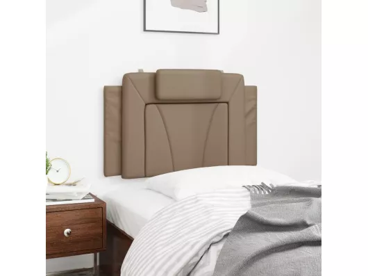 Kauf Unique Kopfteil-Kissen Cappuccino-Braun 80 cm Kunstleder Saisonale Angebote