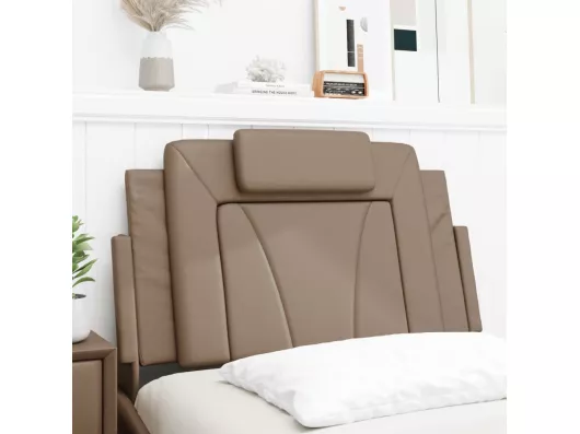Kauf Unique Kopfteil-Kissen Cappuccino-Braun 80 cm Kunstleder Saisonale Angebote