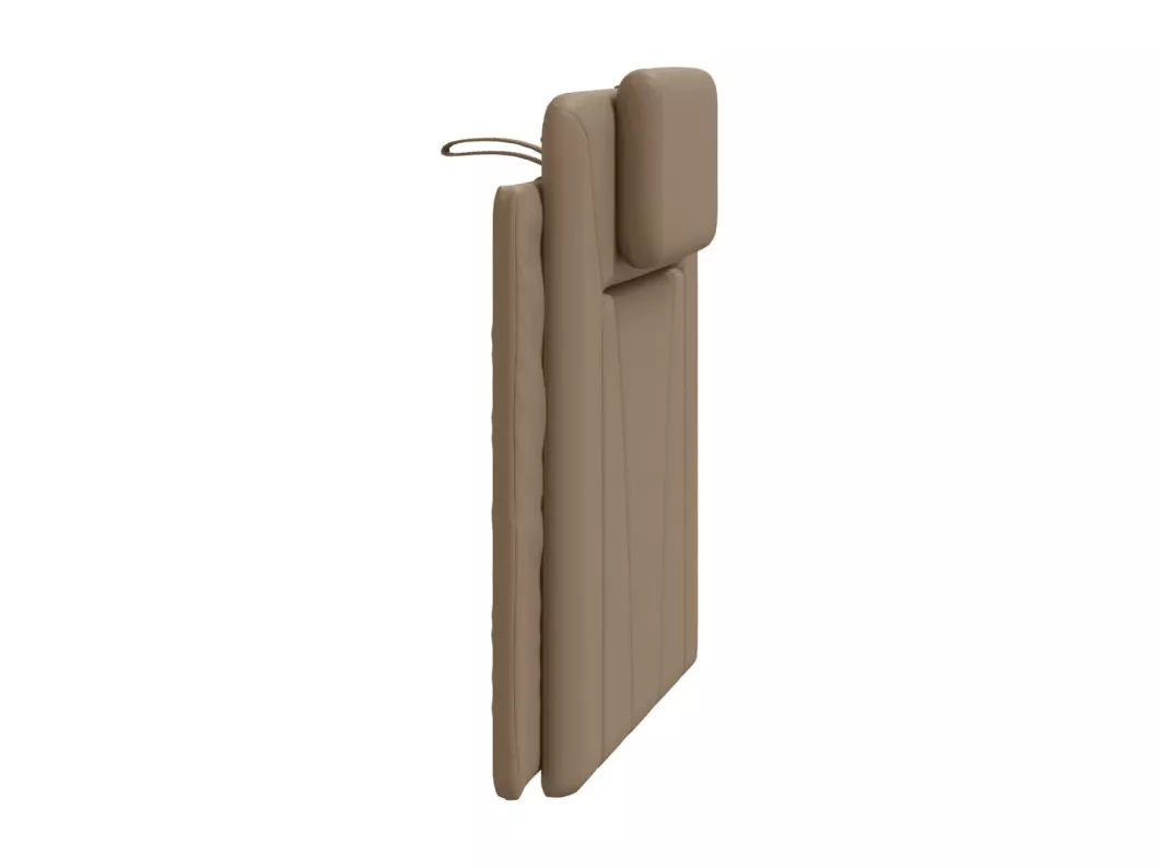 Kauf Unique Kopfteil-Kissen Cappuccino-Braun 80 cm Kunstleder Saisonale Angebote