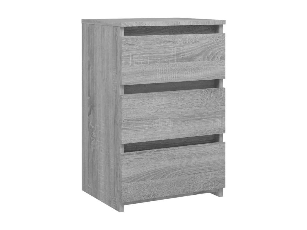 Kauf Unique Nachttische 2 Stk. Grau Sonoma 40x35x62,5 cm Holzwerkstoff Kauf eins, bekomm eins gratis