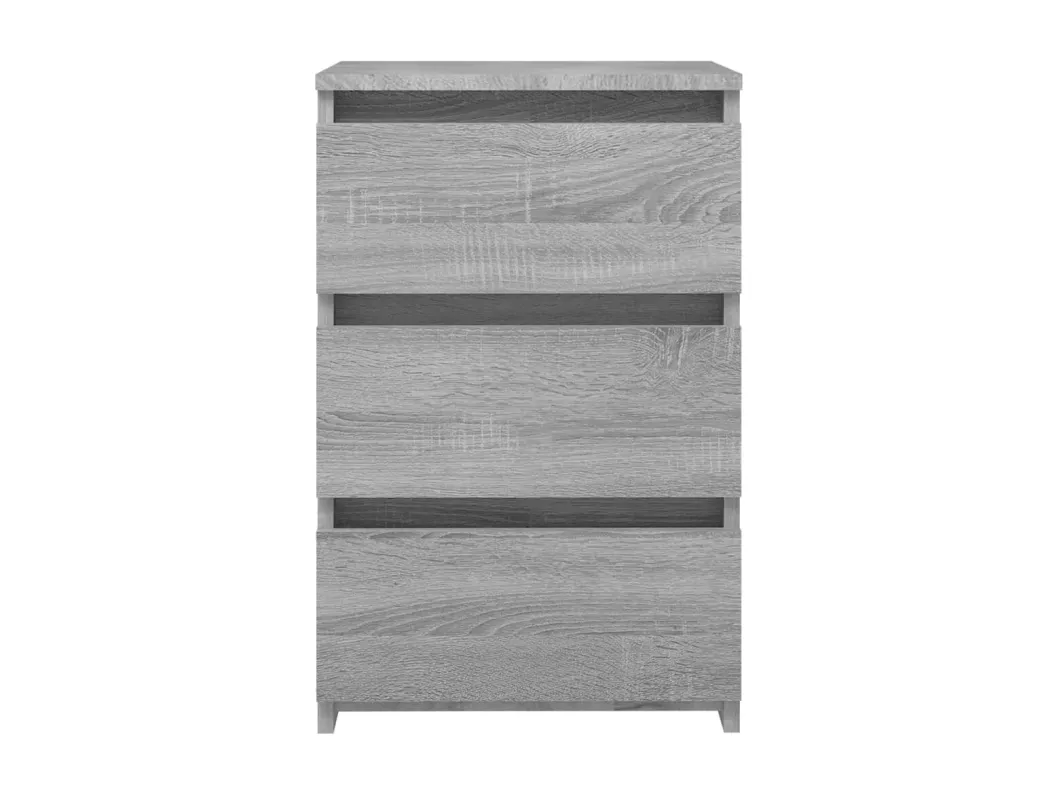 Kauf Unique Nachttische 2 Stk. Grau Sonoma 40x35x62,5 cm Holzwerkstoff Kauf eins, bekomm eins gratis