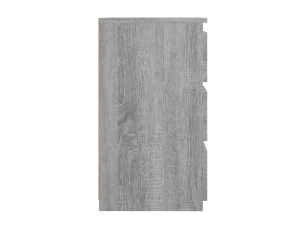 Kauf Unique Nachttische 2 Stk. Grau Sonoma 40x35x62,5 cm Holzwerkstoff Kauf eins, bekomm eins gratis