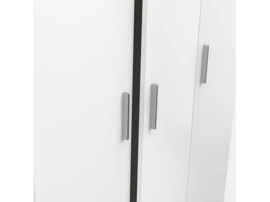 Kauf Unique Kleiderschrank mit 3 Türen, 1 Schublade und Kleiderstange - L134,6 cm Sonderangebote