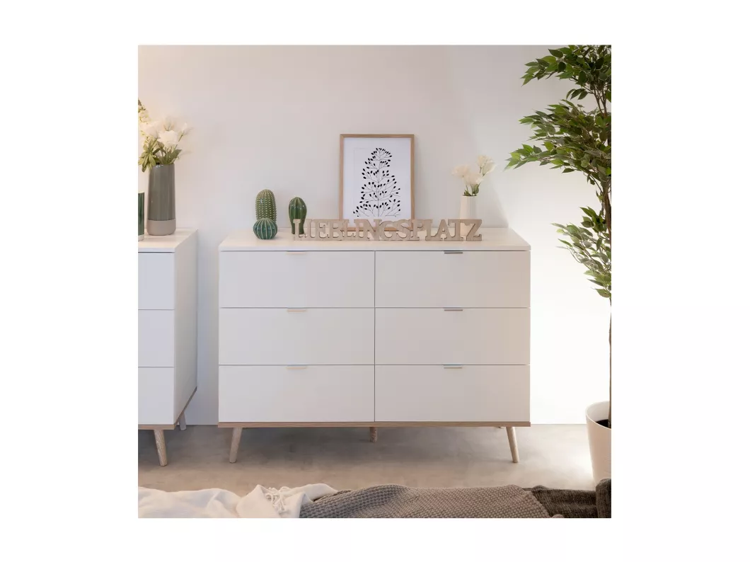 Kauf Unique Kommode mit 6 Schubladen L120 cm - Kopenhagen