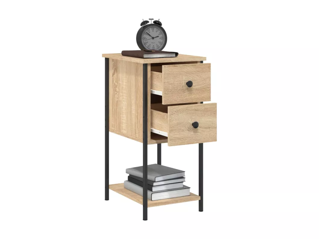 Kauf Unique Nachttisch Sonoma-Eiche 32x42x70 cm Holzwerkstoff Wochenangebot
