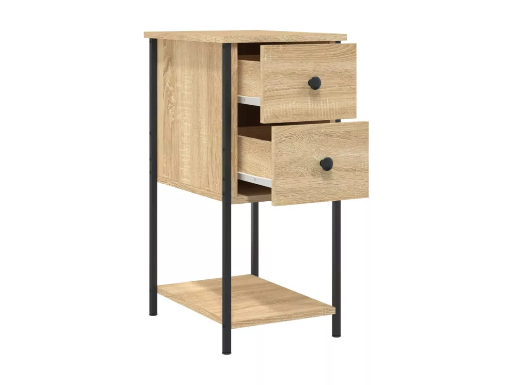Kauf Unique Nachttisch Sonoma-Eiche 32x42x70 cm Holzwerkstoff Wochenangebot