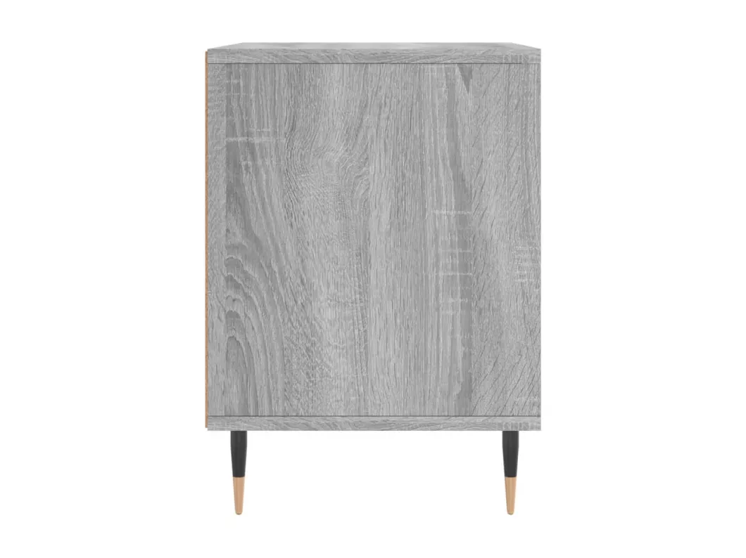 Kauf Unique Nachttische 2 Stk. Grau Sonoma 40x35x50 cm Holzwerkstoff Kostenlose Rückgabe