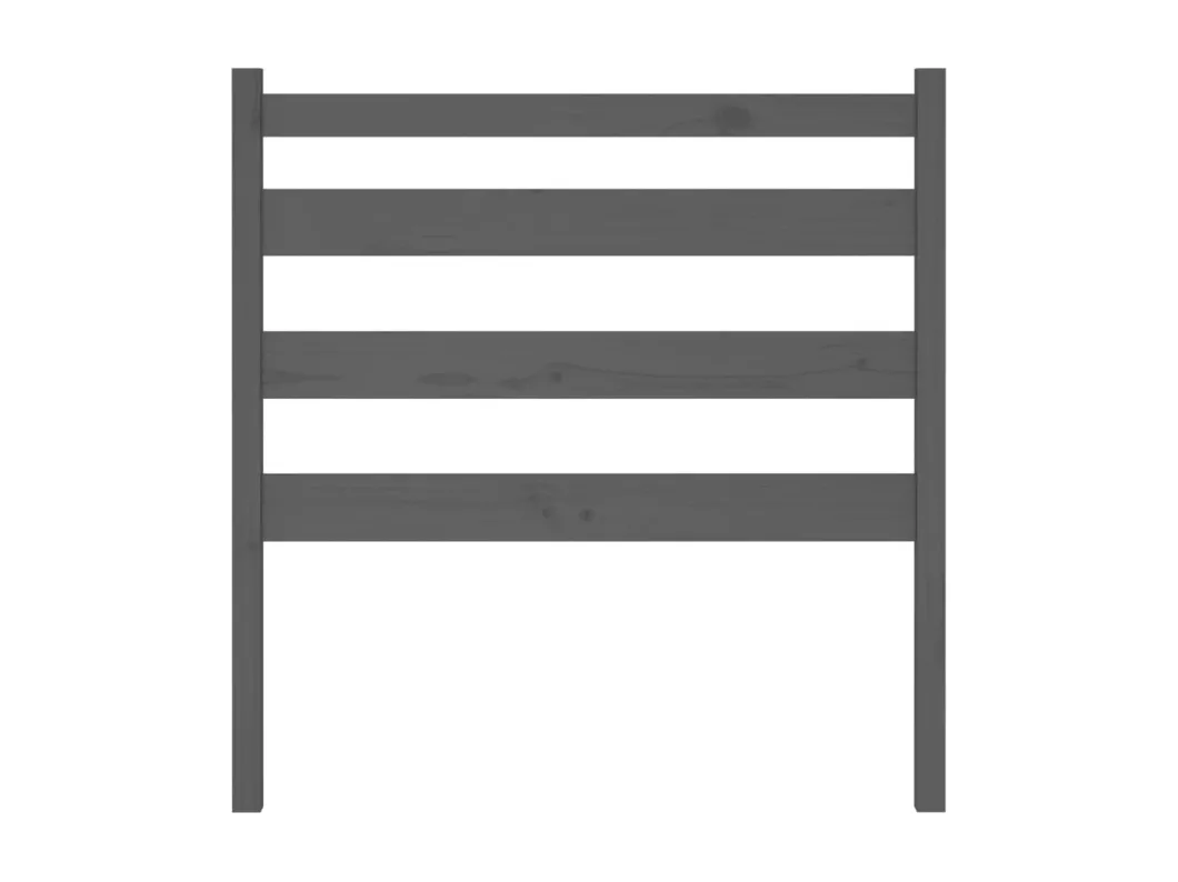 Kauf Unique Kopfteil Grau 96x4x100 cm Massivholz Kiefer Bis zu 50% Rabatt